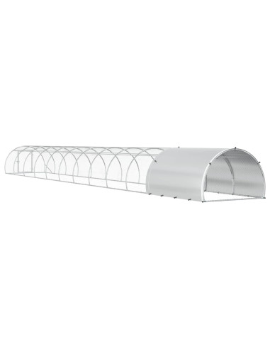 Pollaio Argento 1200 x 150 x 100 cm Acciaio zincato