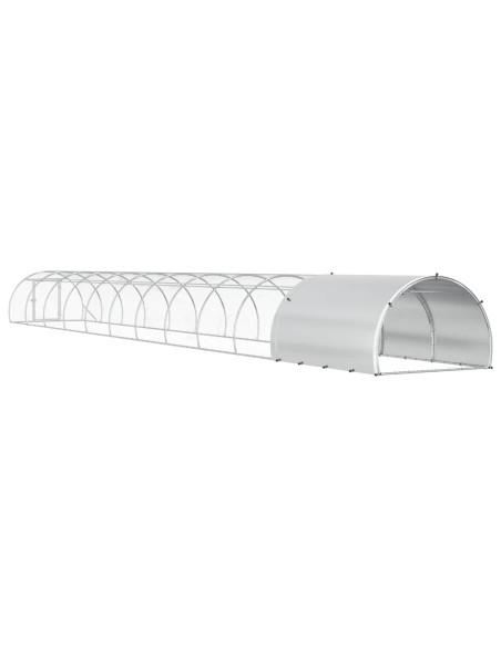 Pollaio Argento 1200 x 150 x 100 cm Acciaio zincato