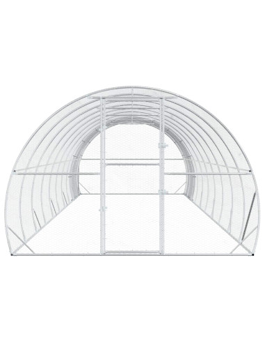 Pollaio Argento 1000 x 300 x 200 cm Acciaio zincato