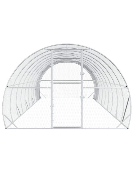 Pollaio Argento 1000 x 300 x 200 cm Acciaio zincato