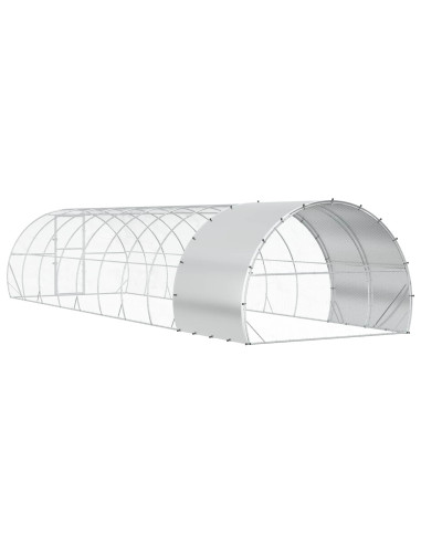 Pollaio Argento 1000 x 300 x 200 cm Acciaio zincato