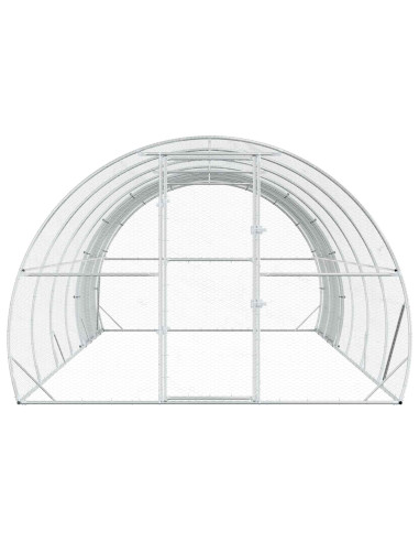 Pollaio Argento 600 x 300 x 200 cm Acciaio zincato