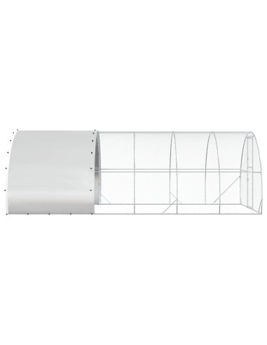 Pollaio Argento 600 x 300 x 200 cm Acciaio zincato