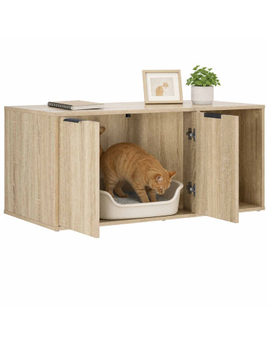 Mobile per gatti Rovere Sonoma 100 x 49 x 45 cm