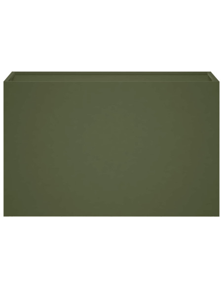 Vaso da giardino Verde Oliva 80 x 40 x 50 cm