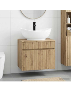 Set di mobili per il bagno Rovere Artigianale