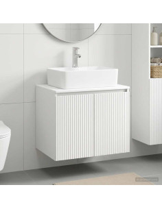 Set di mobili per il bagno Bianco Legno ingegnerizzato