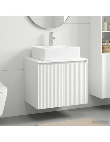 Set di mobili per il bagno Bianco Legno ingegnerizzato