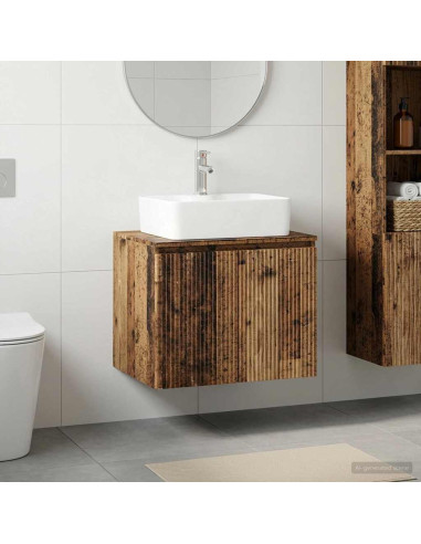 Set di mobili per il bagno Legno antico Legno ingegnerizzato