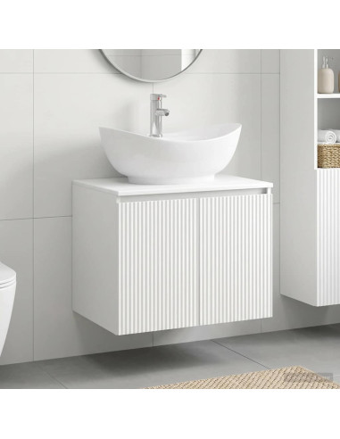 Set di mobili per il bagno Bianco Legno ingegnerizzato