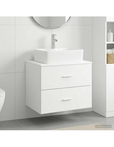 Set di mobili per il bagno Bianco Legno ingegnerizzato