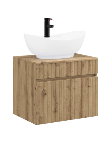Set di mobili per il bagno Rovere Artigianale