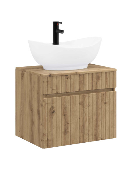 Set di mobili per il bagno Rovere Artigianale