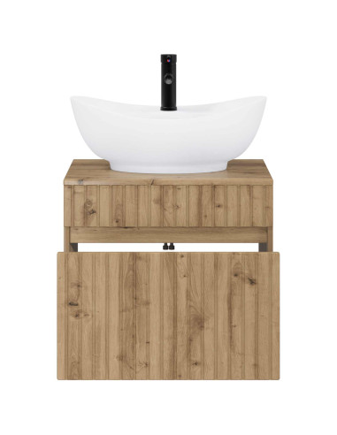 Set di mobili per il bagno Rovere Artigianale
