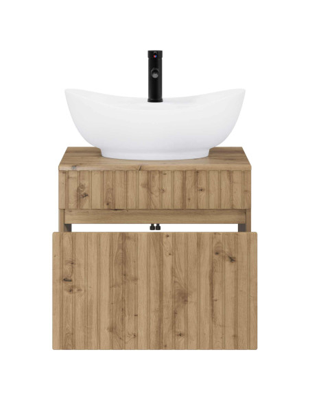 Set di mobili per il bagno Rovere Artigianale
