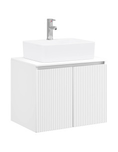 Set di mobili per il bagno Bianco Legno ingegnerizzato 2