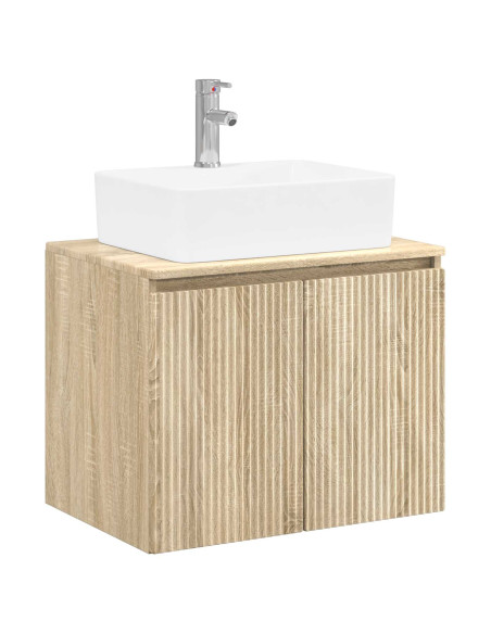 Set di mobili per il bagno Rovere Sonoma Legno ingegnerizzato