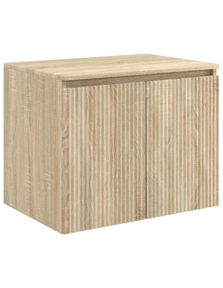 Set di mobili per il bagno Rovere Sonoma Legno ingegnerizzato