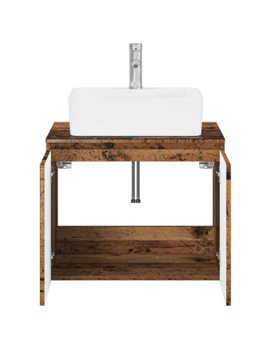Set di mobili per il bagno Legno antico Legno ingegnerizzato