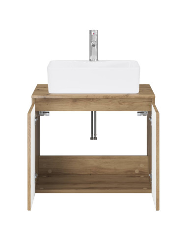 Set di mobili per il bagno Rovere Artigianale