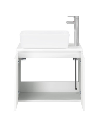 Set di mobili per il bagno Bianco Legno ingegnerizzato
