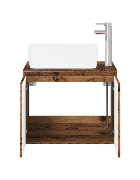Set di mobili per il bagno Legno antico Legno ingegnerizzato