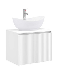 Set di mobili per il bagno Bianco Legno ingegnerizzato 2
