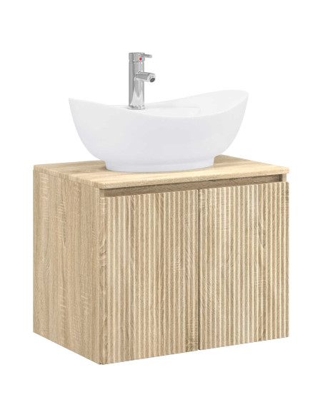 Set di mobili per il bagno Rovere Sonoma Legno ingegnerizzato