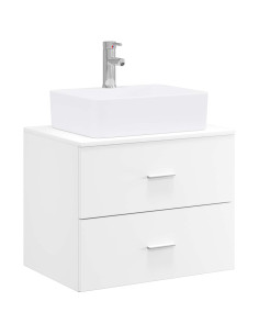Set di mobili per il bagno Bianco Legno ingegnerizzato 2