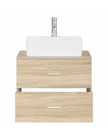 Set di mobili per il bagno Rovere Sonoma Legno ingegnerizzato