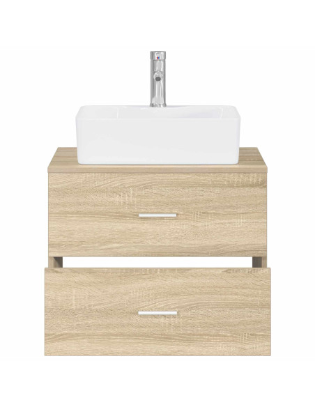 Set di mobili per il bagno Rovere Sonoma Legno ingegnerizzato