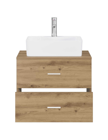 Set di mobili per il bagno Rovere Artigianale