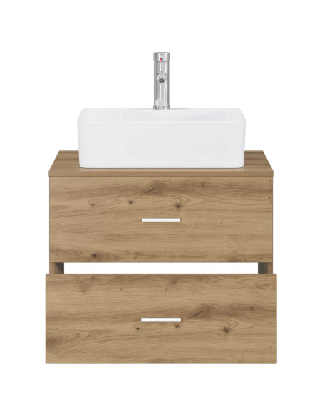 Set di mobili per il bagno Rovere Artigianale