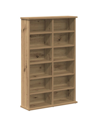 Mobile per CD 2 pz Rovere Artigianale 60 x 17 x 92 cm