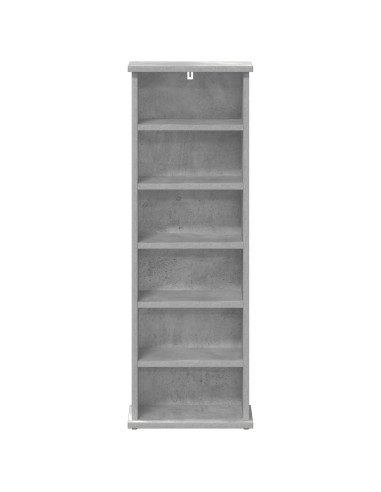 Mobile per CD Grigio Cemento 60 x 17 x 92 cm