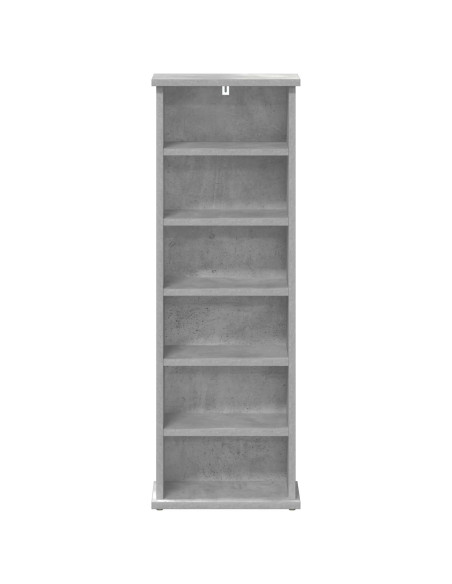 Mobile per CD Grigio Cemento 60 x 17 x 92 cm
