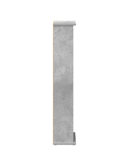 Mobile per CD Grigio Cemento 60 x 17 x 92 cm