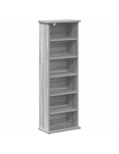 Mobile per CD Sonoma grigio 60 x 17 x 92 cm 2