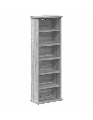 Mobile per CD Sonoma grigio 60 x 17 x 92 cm