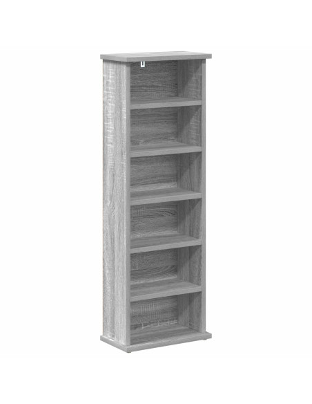 Mobile per CD Sonoma grigio 60 x 17 x 92 cm