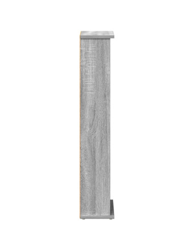 Mobile per CD Sonoma grigio 60 x 17 x 92 cm