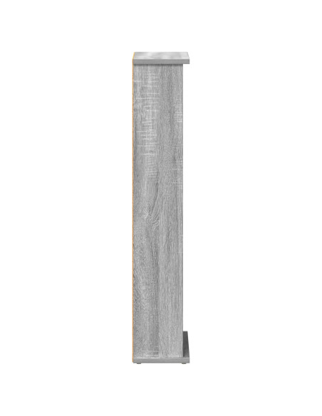 Mobile per CD Sonoma grigio 60 x 17 x 92 cm