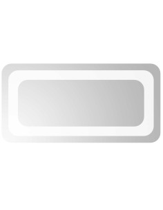 Specchio da bagno LED Trasparente 40 x 20 cm vetro temperato 2