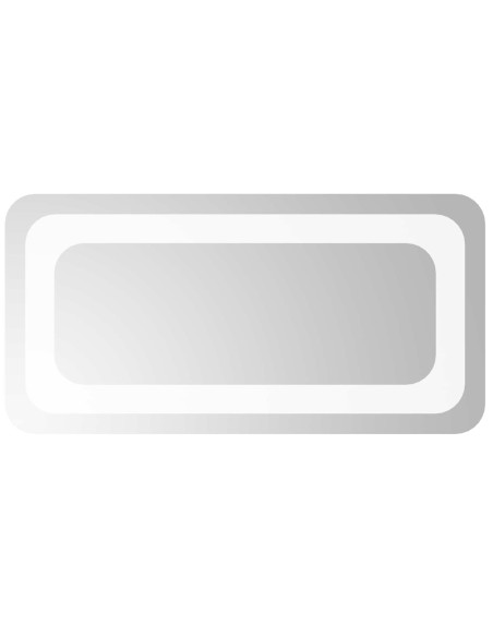 Specchio da bagno LED Trasparente 40 x 20 cm vetro temperato