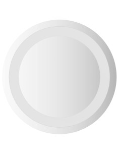 Specchio da bagno LED Trasparente Ø 30 cm vetro temperato 2