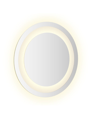 Specchio da bagno LED Trasparente Ø 30 cm vetro temperato