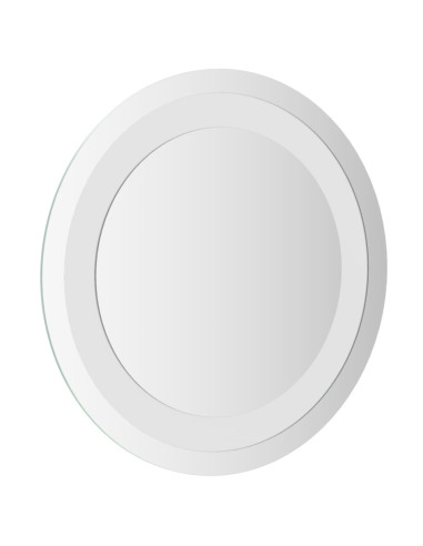 Specchio da bagno LED Trasparente Ø 30 cm vetro temperato