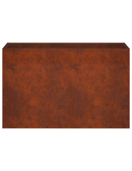 Vaso da giardino Ruggine 80 x 30 x 50 cm Acciaio Corten