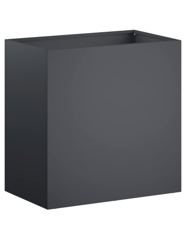 Vaso da giardino Antracite 50 x 30 x 40 cm