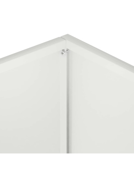 Vaso da giardino Bianco 60 x 40 x 40 cm